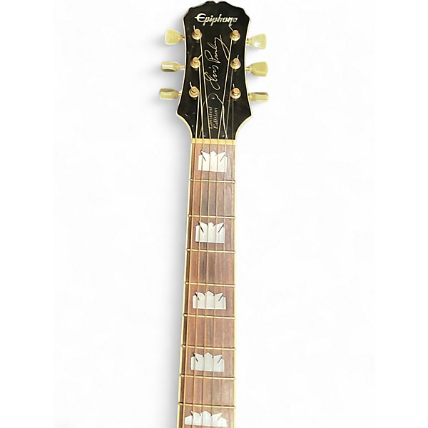 Used Epiphone Limited edition elvis Black Acoustic Electric Guitar
