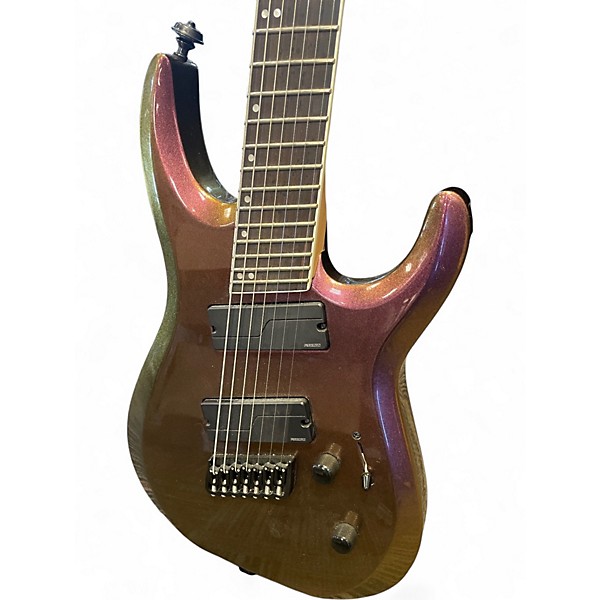 Used Jackson Pro Series Dinky DK Modern HT7 Multiscale Purple Solid Body Electric Guitar