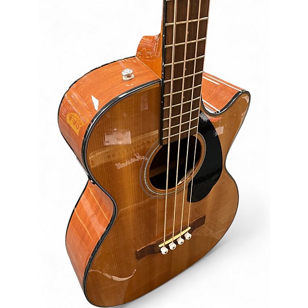 Used Fender CB-60SCE Natural Acoustic Bass Guitar