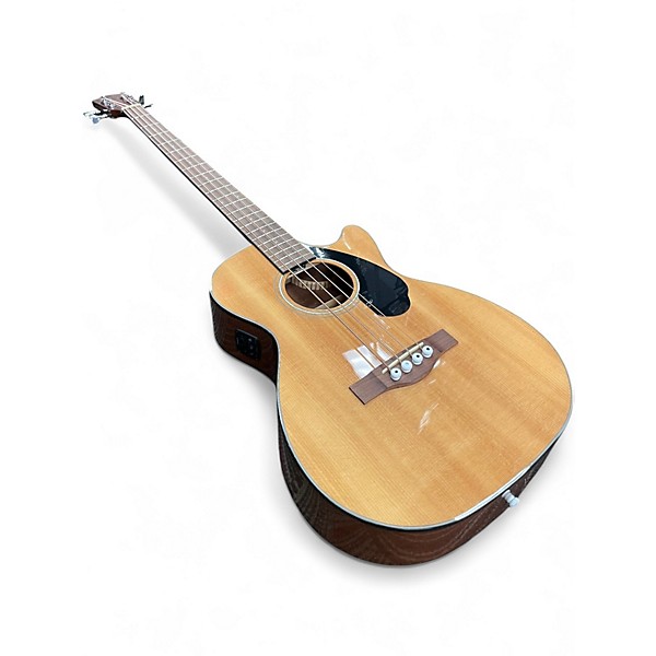 Used Fender CB-60SCE Natural Acoustic Bass Guitar