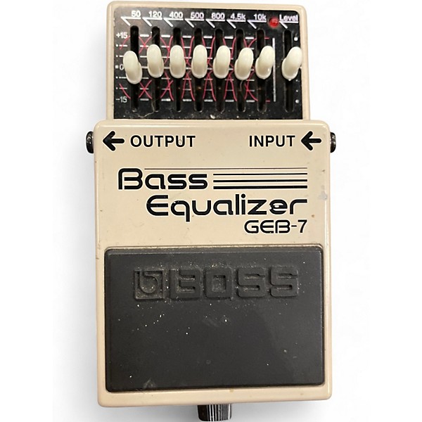 Used BOSS GEB7 Bass Equalizer Bass Effect Pedal