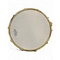 Used DW 14X5.5 Collector's Series nickel over brass Metallic Gold Drum