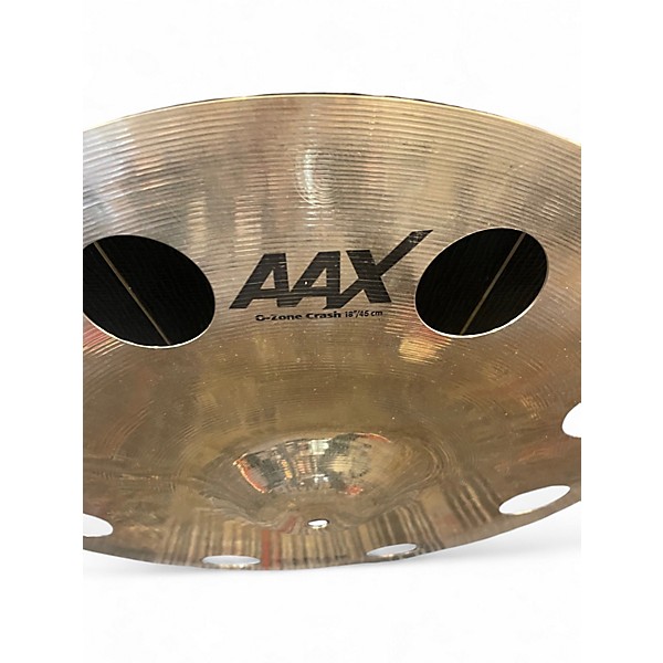 Used SABIAN 18in AAX O-Zone Crash Cymbal