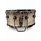 Used 1990s SONOR 14X6.5 Designer Series Snare Pearl White Drum