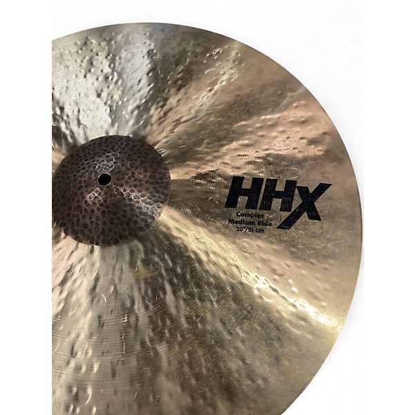 Used SABIAN 20in HHX COMPLEX MEDIUM RIDE Cymbal