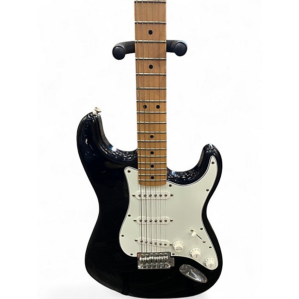 Used Fender Player Stratocaster Black Solid Body Electric Guitar