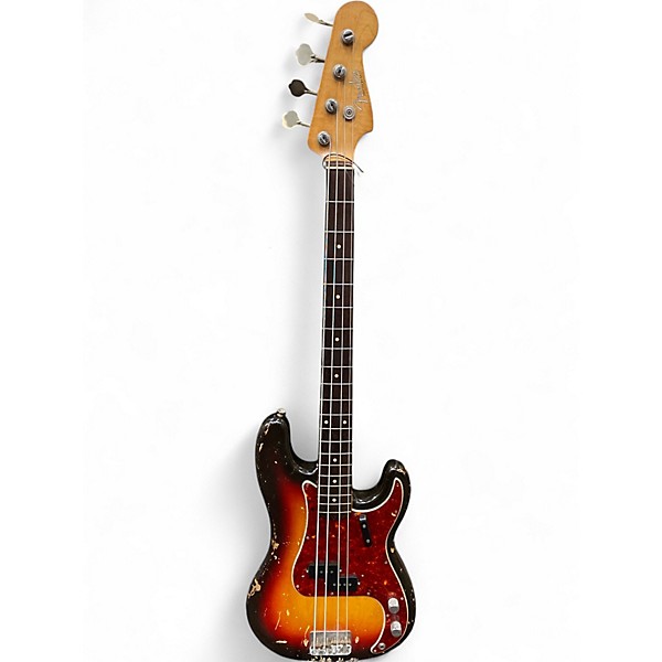 Vintage 1962 Fender 1962 FENDER PRECISION 2 Color Sunburst Electric Bass Guitar