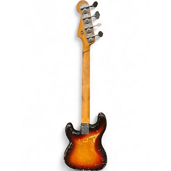 Vintage 1962 Fender 1962 FENDER PRECISION 2 Color Sunburst Electric Bass Guitar