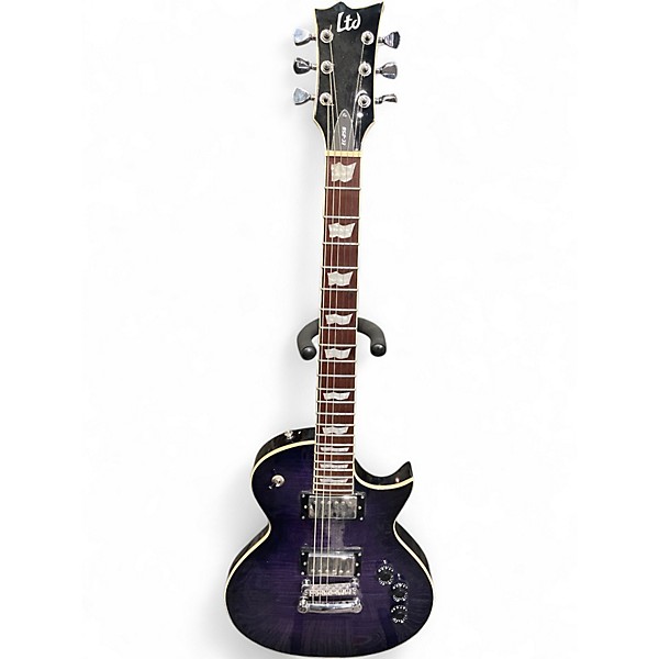 Used ESP EC256 Purple Solid Body Electric Guitar