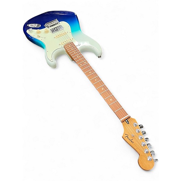 Used Fender Player Plus Stratocaster HSS Blue Solid Body Electric Guitar
