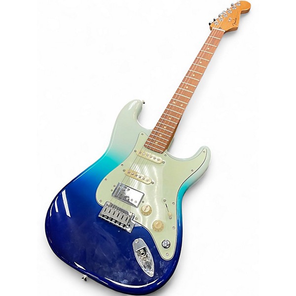 Used Fender Player Plus Stratocaster HSS Blue Solid Body Electric Guitar