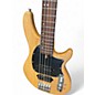 Used Schecter Guitar Research CV5 5 String Natural Electric Bass Guitar