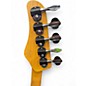 Used Schecter Guitar Research CV5 5 String Natural Electric Bass Guitar