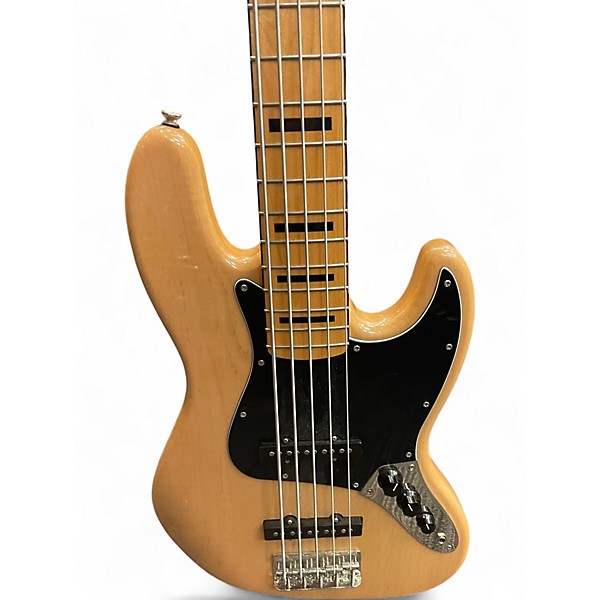 Used Squier Classic Vibe '70s Jazz Bass V Natural Electric Bass Guitar