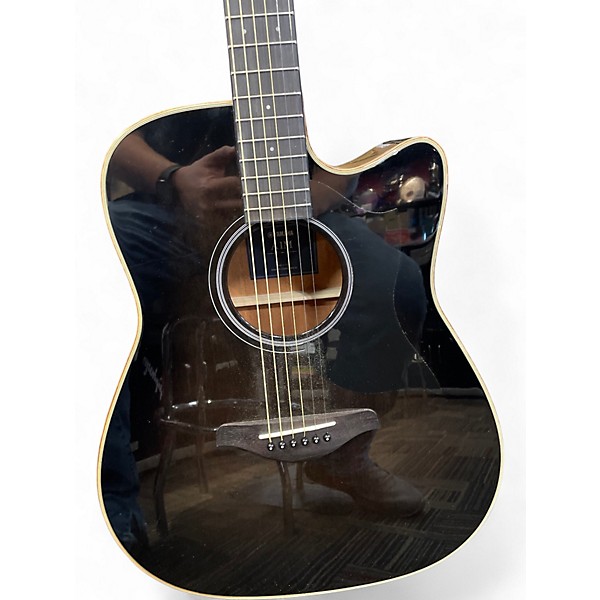 Used 2026 Yamaha A1M Trans Black Acoustic Electric Guitar