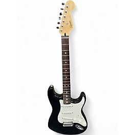 Used Squier Mexican Stratocaster Black Solid Body Electric Guitar
