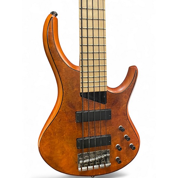 Used MTD Kingston Z5 Amber Electric Bass Guitar