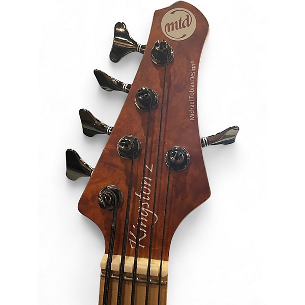 Used MTD Kingston Z5 Amber Electric Bass Guitar
