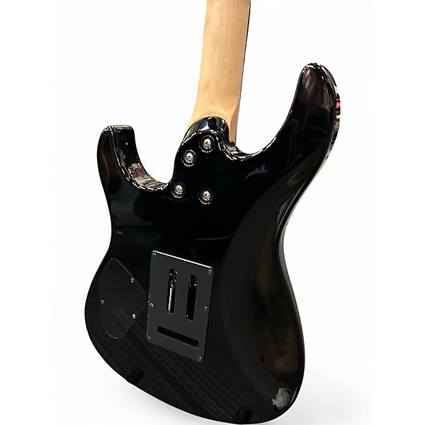 Used Yamaha Pacifica Plus Black and White Solid Body Electric Guitar