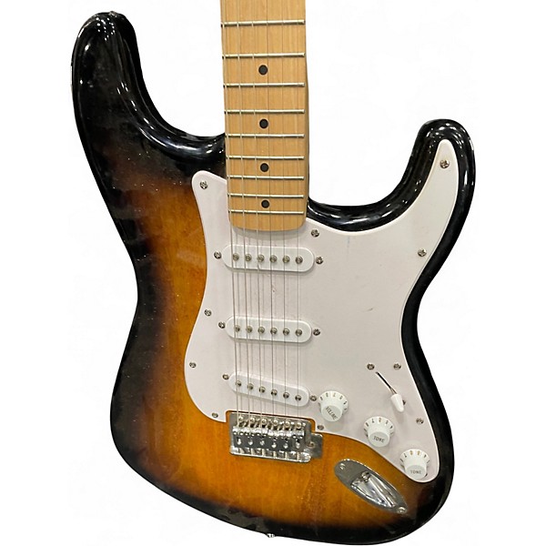 Used Squier SONIC STRATOCASTER Sunburst Solid Body Electric Guitar