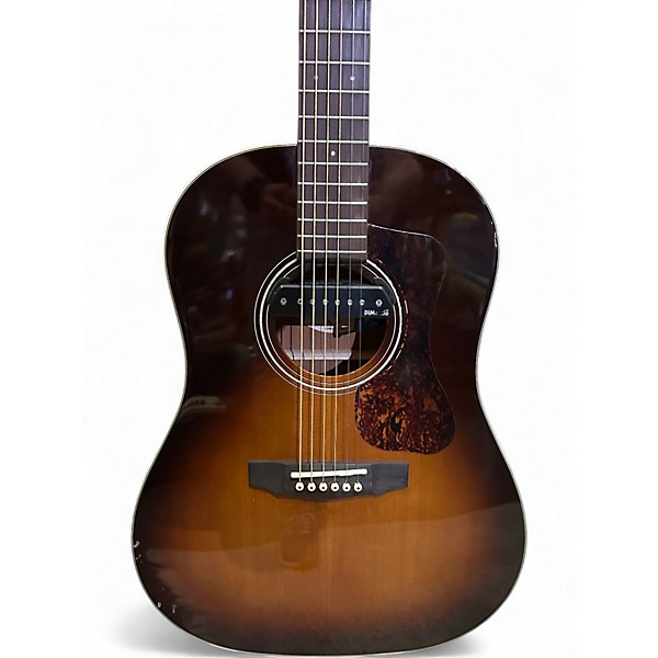 Used Guild DS240 Vintage Sunburst Acoustic Electric Guitar