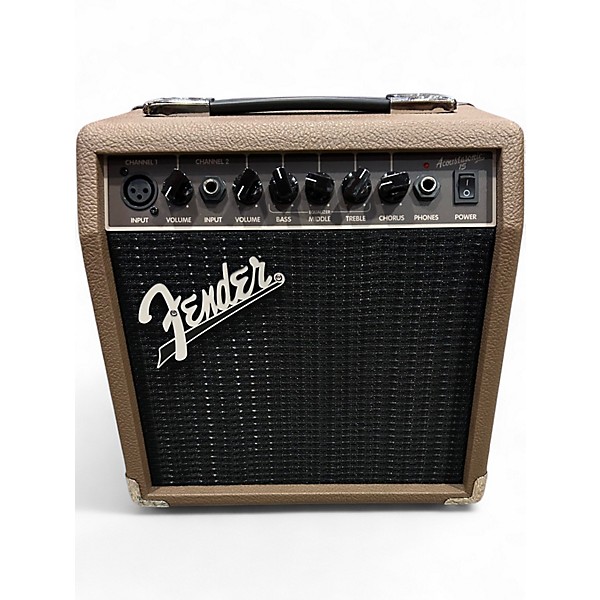 Used Fender Acoustasonic 15 Acoustic Guitar Combo Amp