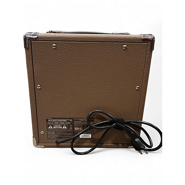 Used Fender Acoustasonic 15 Acoustic Guitar Combo Amp