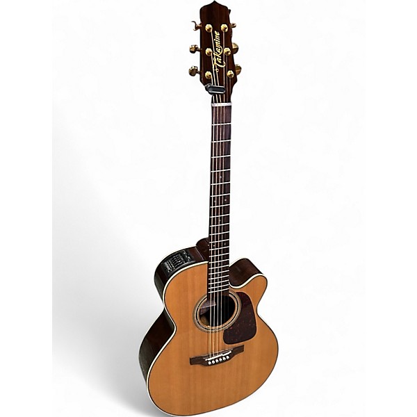 Used Takamine P5DC PRO SERIES Antique Natural Acoustic Electric Guitar