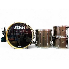 Used TAMA 4 Piece Superstar Gunmetal Gray Drum Kit