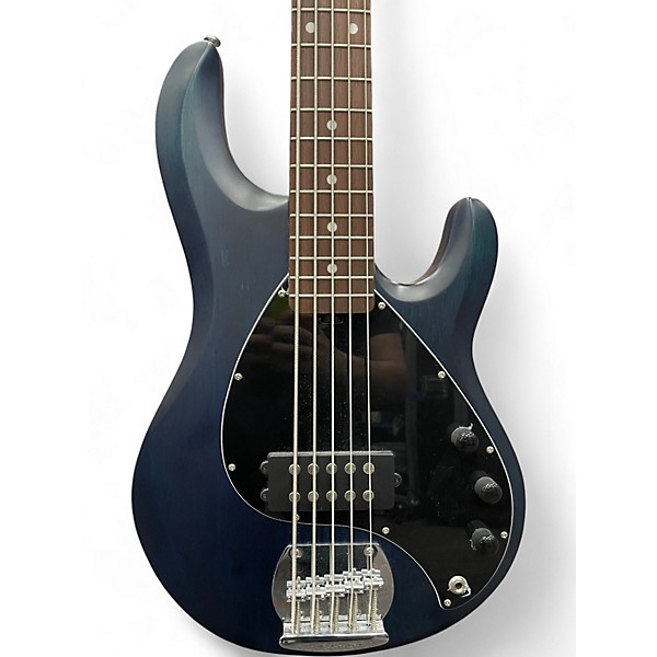 Used Sterling by Music Man STINGRAY 5 Blue Electric Bass Guitar