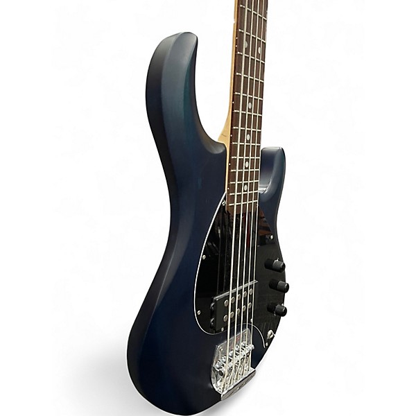 Used Sterling by Music Man STINGRAY 5 Blue Electric Bass Guitar