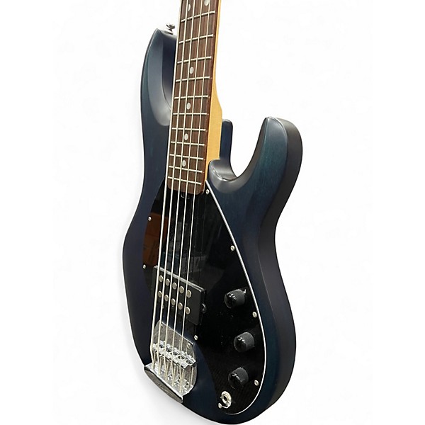 Used Sterling by Music Man STINGRAY 5 Blue Electric Bass Guitar