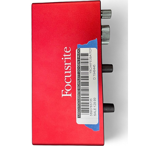 Used Focusrite Scarlett 2i2 Gen 3 Audio Interface