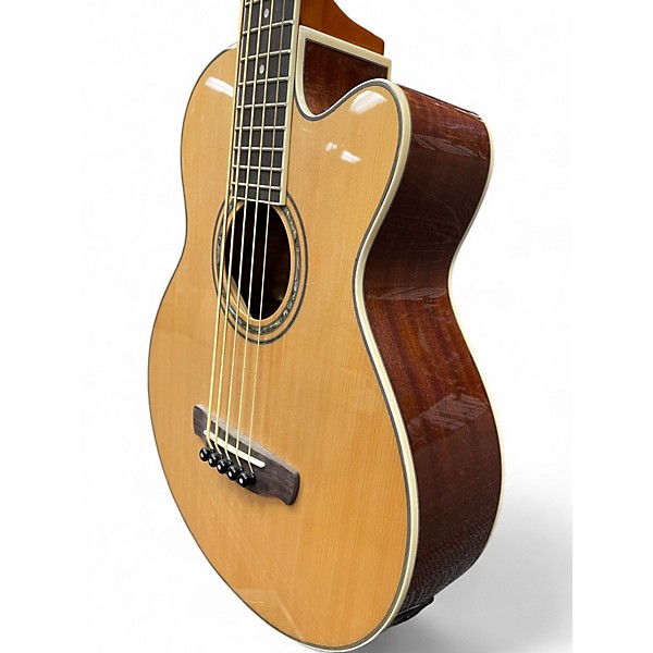 Used Ibanez AEB105E-NT Natural Acoustic Bass Guitar