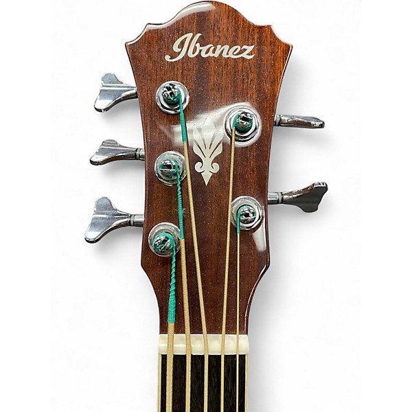 Used Ibanez AEB105E-NT Natural Acoustic Bass Guitar