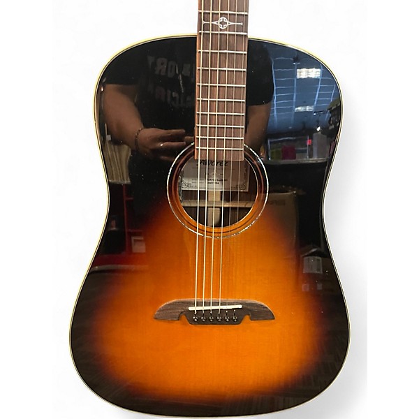 Used Alvarez MDR70E 2 Color Sunburst Acoustic Guitar