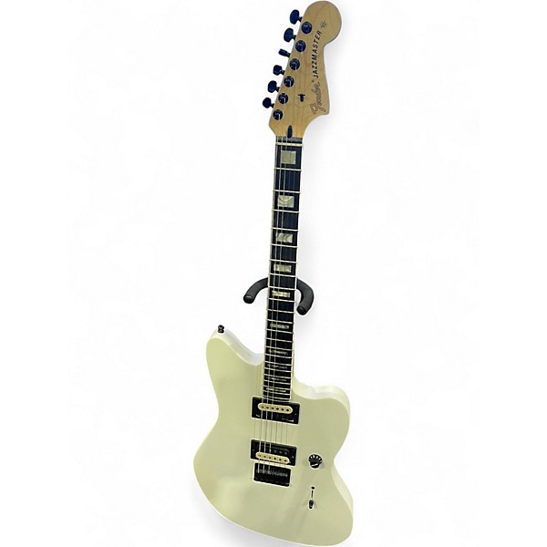 Used Fender Jim Root Signature Jazzmaster White Solid Body Electric Guitar