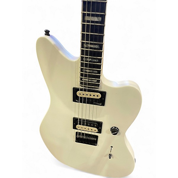 Used Fender Jim Root Signature Jazzmaster White Solid Body Electric Guitar
