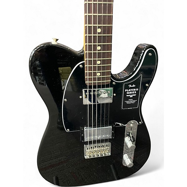 Used Fender TELECASTER PLAYER II Black Solid Body Electric Guitar