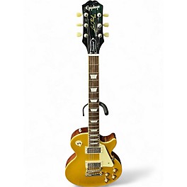 Used Epiphone Les Paul Standard Gold Top Solid Body Electric Guitar