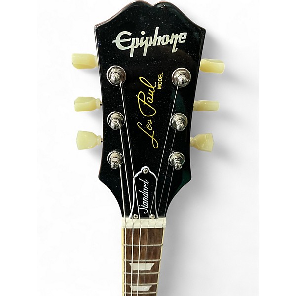 Used Epiphone Les Paul Standard Gold Top Solid Body Electric Guitar