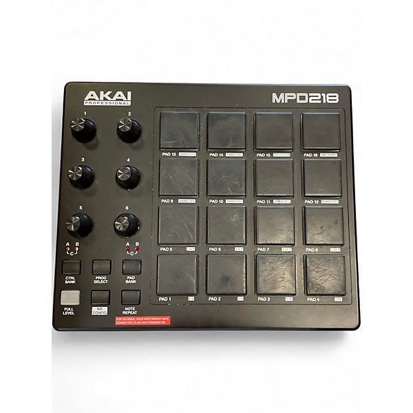Used Akai Professional MPD218 MIDI Controller