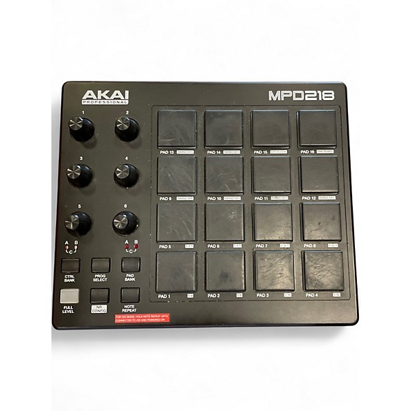 Used Akai Professional MPD218 MIDI Controller