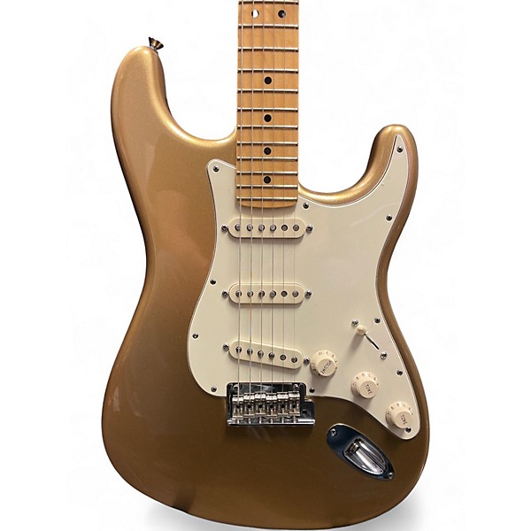Used Fender Limited Edition American Standard Stratocaster Aztec Gold Solid Body Electric Guitar