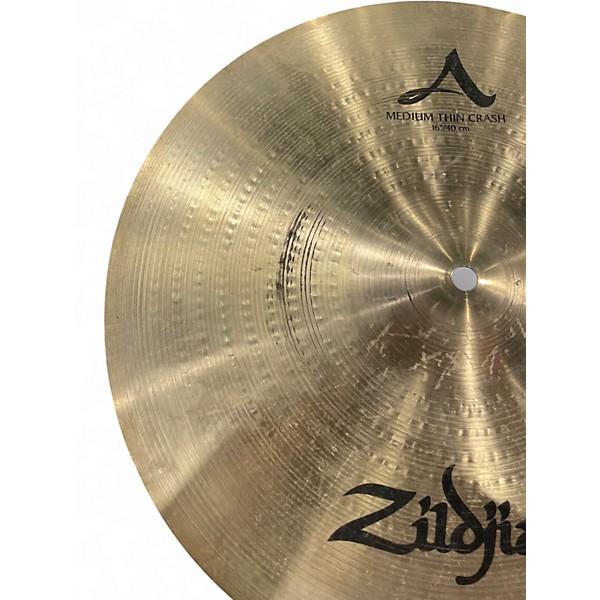 Used Zildjian 16in A Series Medium Thin Crash Cymbal