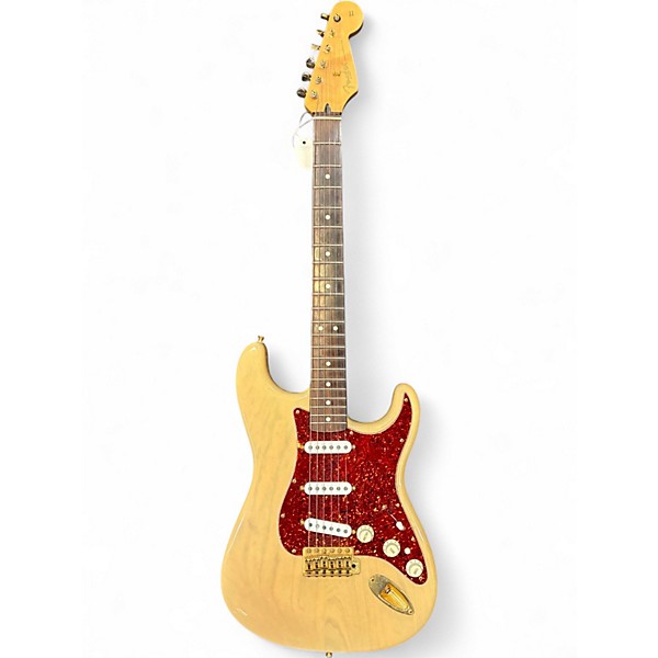 Used Fender Deluxe Super Stratocaster Natural Solid Body Electric Guitar