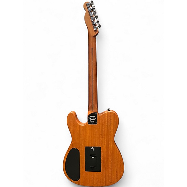 Used Fender Acoustasonic Player Telecaster Black Acoustic Electric Guitar
