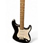 Used Squier Stratocaster Flat Black Solid Body Electric Guitar