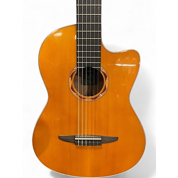 Used Yamaha ncx3c Vintage Natural Acoustic Electric Guitar