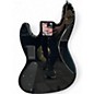 Used Squier Deluxe Jazz Bass Active V 5 String Black Electric Bass Guitar